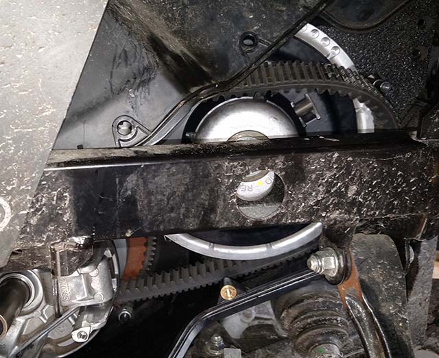 John Deere Gator AM144323 CVT Belt removal