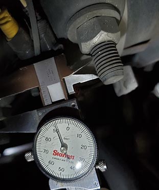 GM Chevy Express 3500 Axle bolt pitch