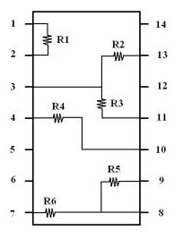 resistor chip pins