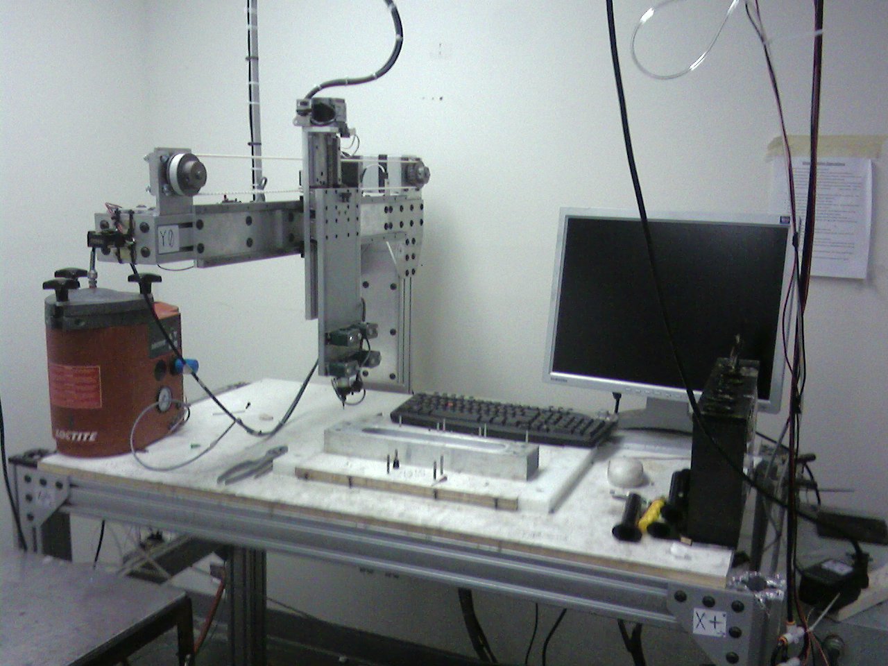 the cnc glue machine